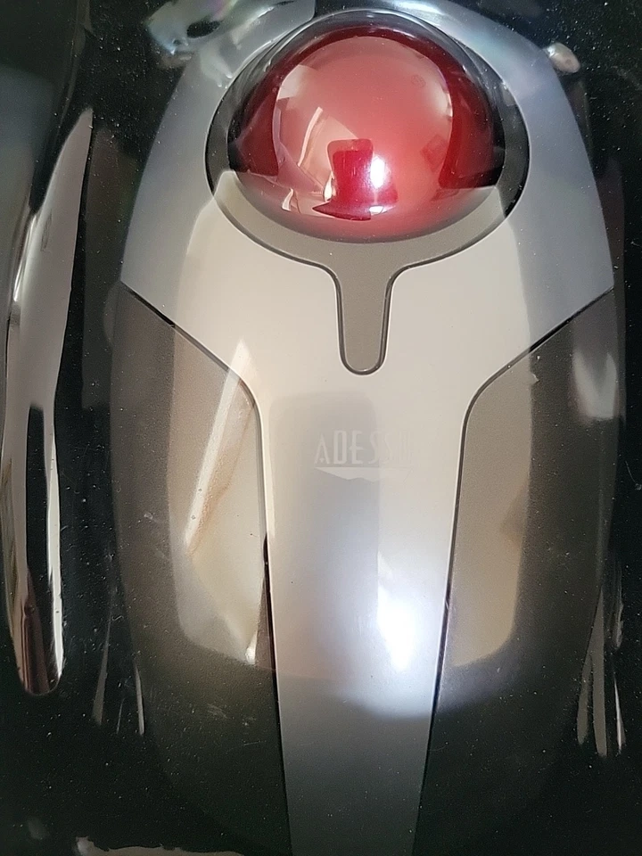 iMouse T1 Desktop Optical Trackball Adesso Mouse USB Mac Windows - Image 2 of 4