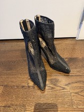 Party Boots - Mesh And Crystals, SIZE 7