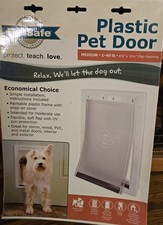 PetSafe Plastic Pet Door Soft Flap for Medium Dogs Large Cats 1-40 Lbs