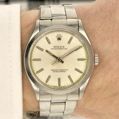 Vintage 1986 Rolex Oyster Perpetual - 34mm - Automatic - Ref 1002 - Men’s Watch