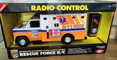 1994 Buddy L Rescue Force Radio Control Ambulance 5651U In Box NOS PLEASE READ