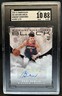 2020-21 Black Deni Avdija Rookie Midnight Signatures Silver Auto #/15 SGC 8/10