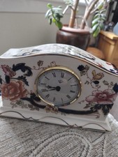 Mandalay ,masons Ironstone Mantle Clock ,6in X 4 In Excellent Condition