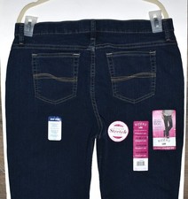 Riders by Lee Womens Classic Fit Straight Leg Dark-Wash Denim Jeans Size 18M NWT