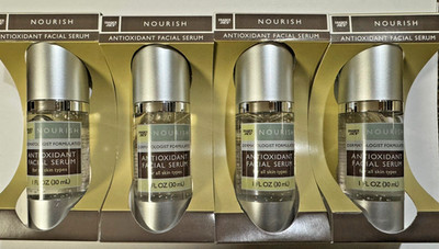 Trader Joe's Nourish Antioxidant Facial Serum (4 Bottles) Vitamin E & Resveratol