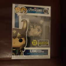 Funko Pop! Marvel #985 Loki with Scepter Glows Avengers Exclusive New