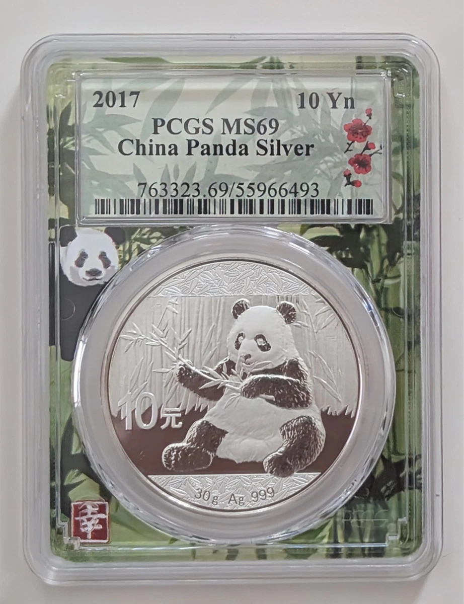 Chinese Panda MS 69 Graded 2017 Silver Bullion Coins for sale | eBay