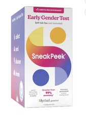 SneakPeek Early Gender Test Pregnancy Kit, Blood Sample, 99 Accuracy