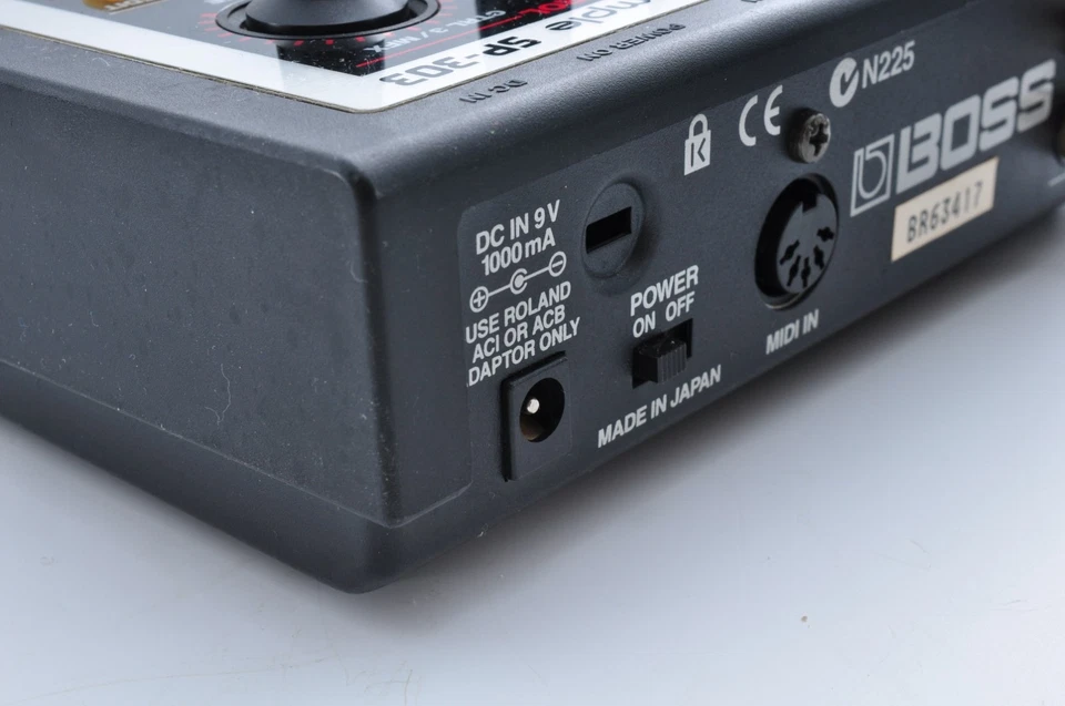 Boss SP-303 Dr. Muestra 2003 con adaptador + tarjeta de memoria funcionando BR63417 Foto 4 de 4
