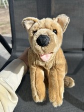 Toys R Us Animal Alley German Shepherd Dog Plush 16 17 18" Realistic 2000 vtg