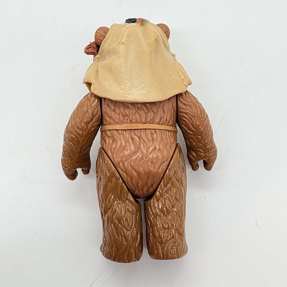 Figura de acción Star Wars Ewok Paploo últimos 17 capucha El regreso del Jedi 1984 Kenner Foto 4 de 4