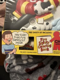 vintage 1989 Funtech Safety's Sake Dalmation Smoke Detector and Fire Alarm