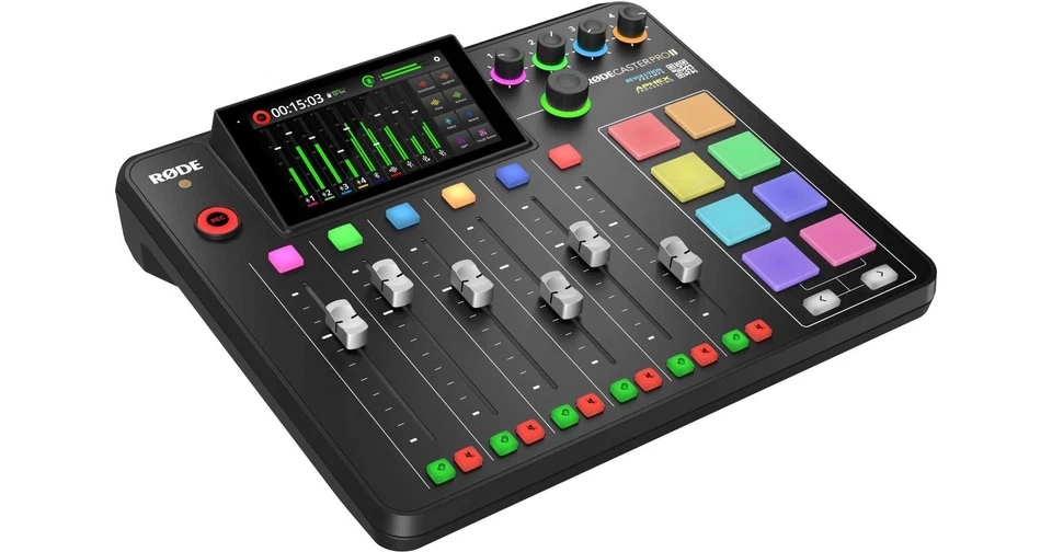 RODE RODECASTER PRO II 8 Kanal integriertes Audioproduktionsstudio