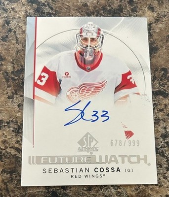 2024-25 SP Authentic Future Watch Auto Sebastian Cossa #SC RC AU /999
