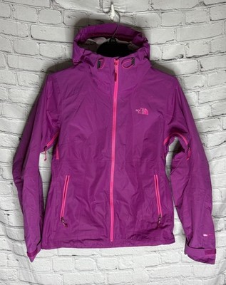 The North Face Basin DryVent Jacket Womens Plum Hooded Rain Size M