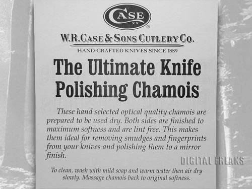 Case xx Lint Free Polishing Chamois for Pocket Knives 1037 - Image 4 of 4