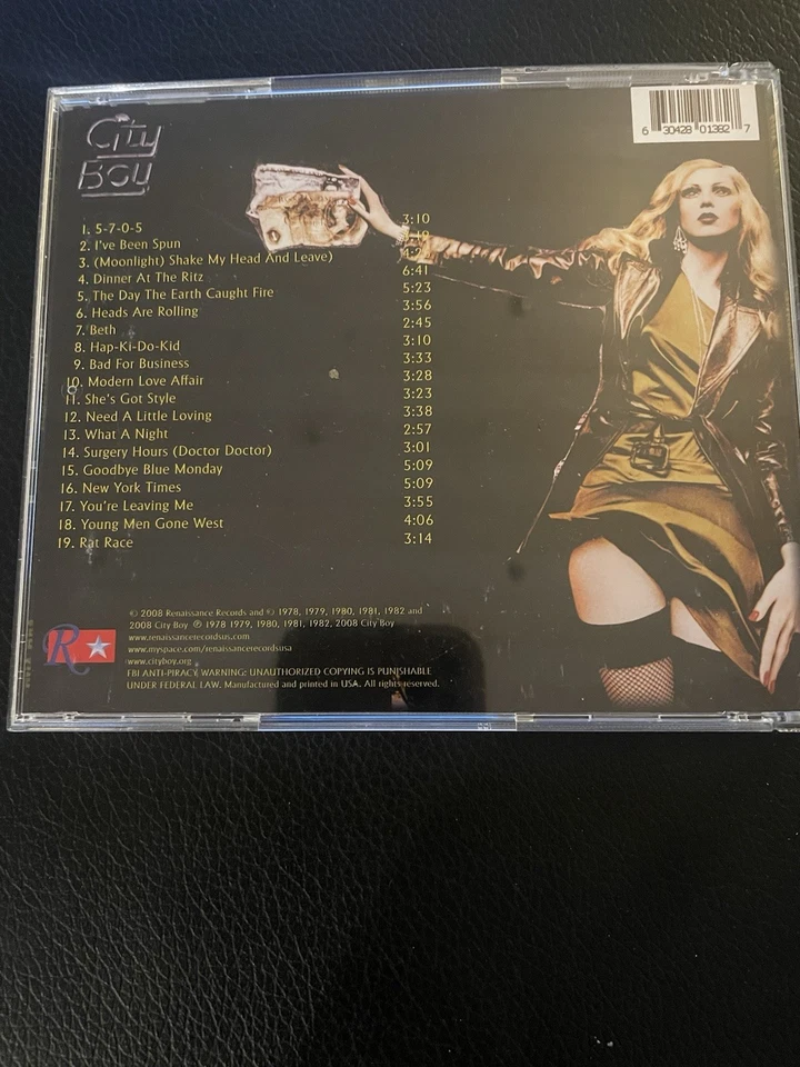 CITY  BOY    -    Anthology    1979-1982,   CD  2008  ,   Rock , Pop - Bild 3 von 3