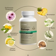 Sculptique Maximum Potency Lymphatic Drainage Capsules 60 Count Hot