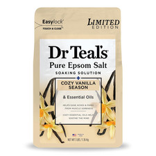 Epsom Salt Magnesium Soak, Limited Edition Cozy Vanilla Season, 3Lbs