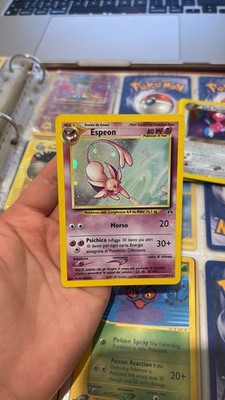 ESPEON Holo 1/75 leicht bespielt IT 2001 Pokemon Neo Discovery 