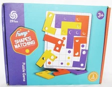 ZPFun Funny Shapes Matching toy CE puzzle game age 3+ educational