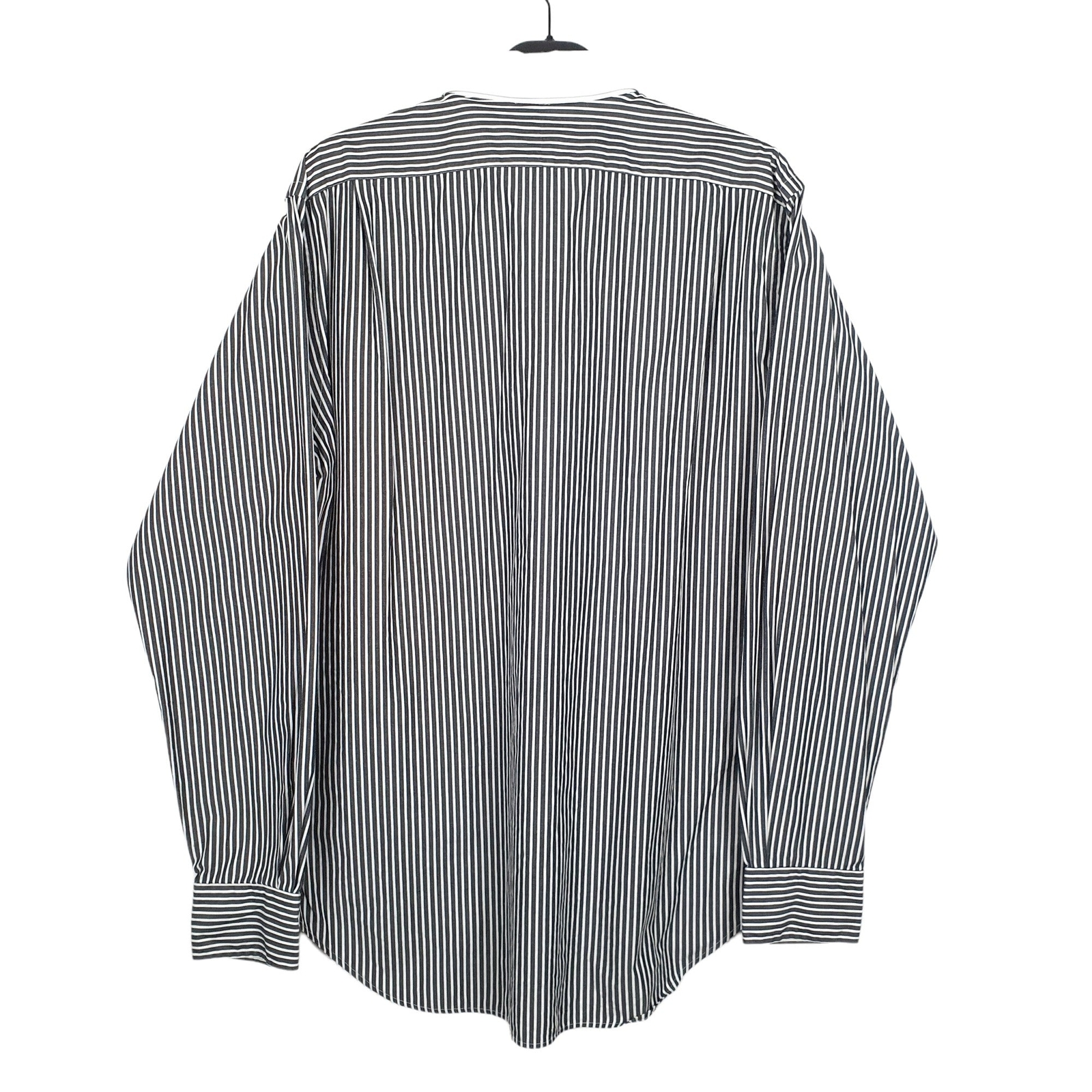 RALPH LAUREN Black Pinstripe Shirt Classic Fit Long Sleeve Casual Mens M image 3
