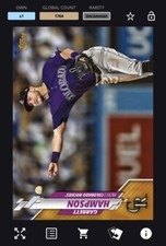 [DIGITAL CARD] Topps Bunt Garret Hampson Physical Base Series 1 Gold Uncommon