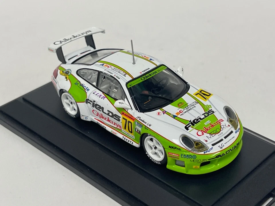 1/43 Ebbro Fields Gaikokuya Advan Porsche 911 2004 JGTC coche #70 #599 CS1117 Foto 4 de 4