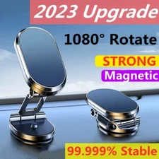 1080 Rotatable Super Magnetic Car Phone Holder 3M Suction cup for Dashboard
