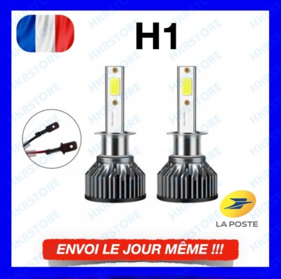 Lot 2 Ampoules LED Haute Performance Blanc 6500K Phares avants 72W