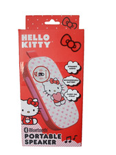 Hello Kitty Bluetooth Portable Speaker Red, Pink w/ Carry on Strap Sealed - NIB