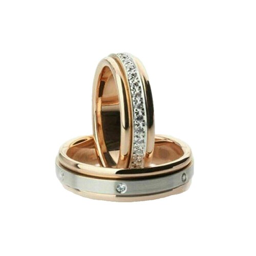 8mm Tungsten Carbide Ring - Gold Tone Celtic Link Black Inlay Wedding Band For Men