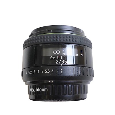 New HD PENTAX-FA 35mm F2 Lens KAF Mount Full-Frame Format