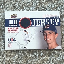 2009 UD Signature Stars USA Star Prospect UD Game Jersey Phillip Pfeifer #GJU-13