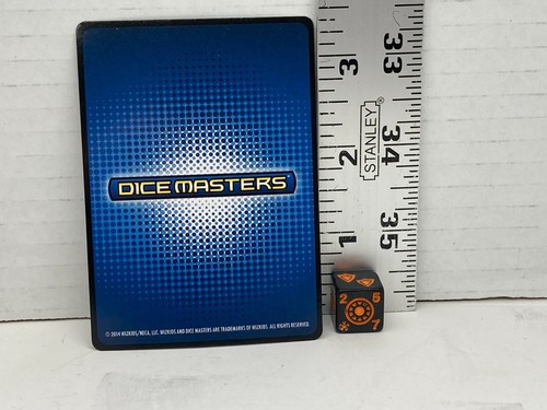 Iron Man Superhero Marvel Dice Masters 103/126 Card & Die 2014 - Picture 3 of 3
