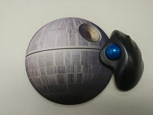 Star wars Death Star 8 inch round neoprene Mouse Pad - Picture 4 of 4