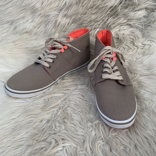 Vans Mid Top Ankle High Women S Size 6 Beige Pink Canvas Shoes Chukka Clean Euc Ebay Vans Mid Top Ankle High Women S Size 6 Beige Pink Canvas Shoes Chukka Clean Euc Ebay
