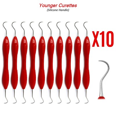 Dental Younger-Good Curettes 7/8 Universal Silicone Handle Periodontal Hygienist