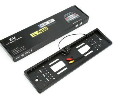 Telecamera Per Targa Con Visione Notturna - Retrocamera 170&deg; Per Auto Con 4 LED