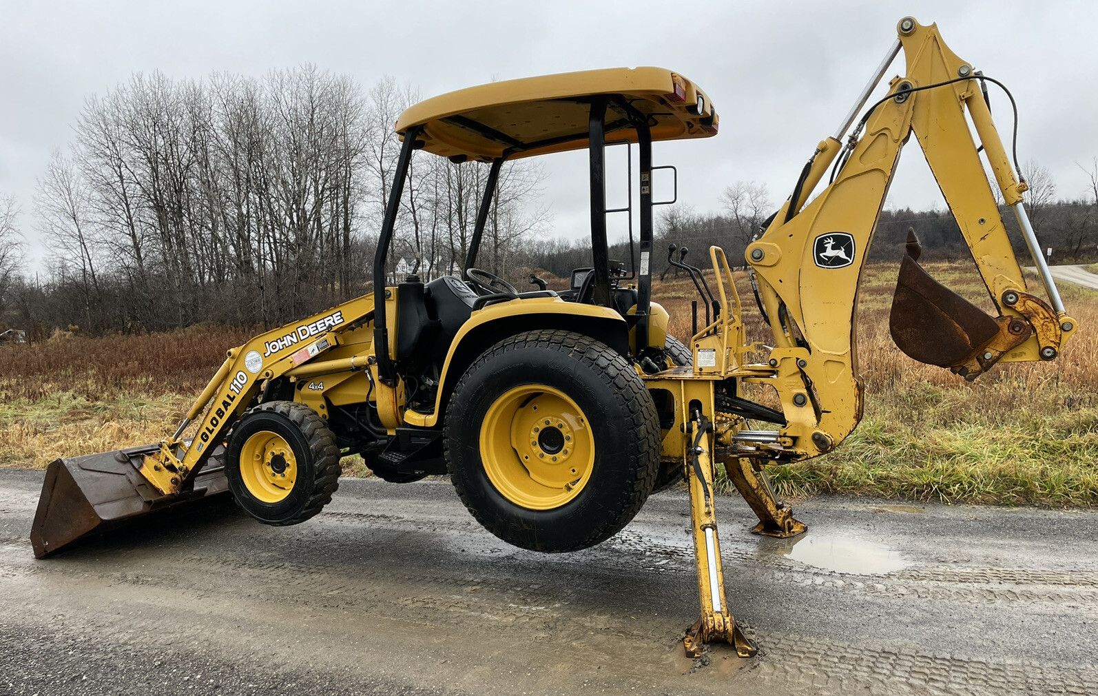 2009 John Deere 110 backhoe eBay