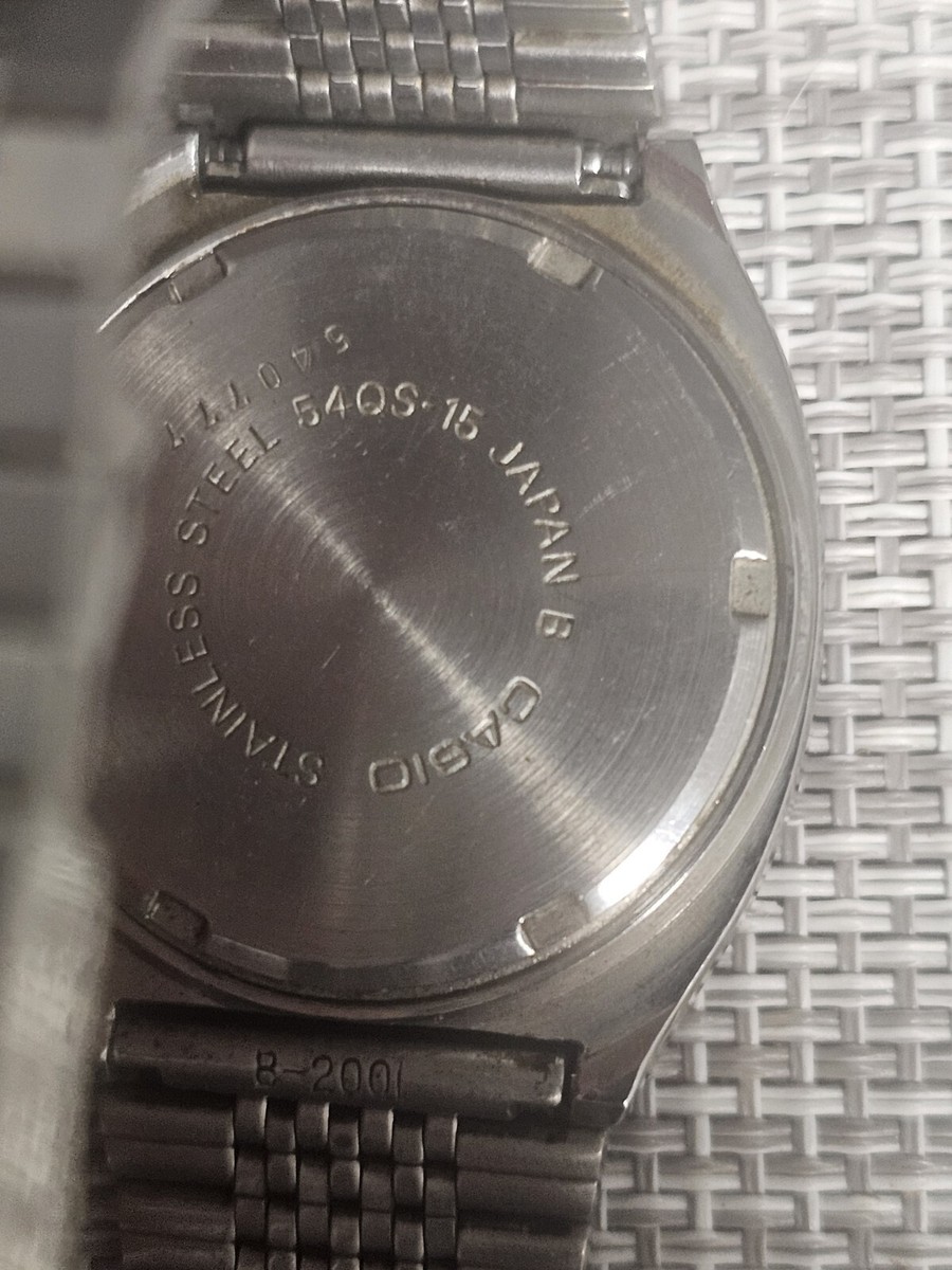【70's VTG】CASIO \"Computer Watch\" 54QS-25 70's VTG】CASIO「コンピュータウォッチ」54QS-25 レア - メルカリ