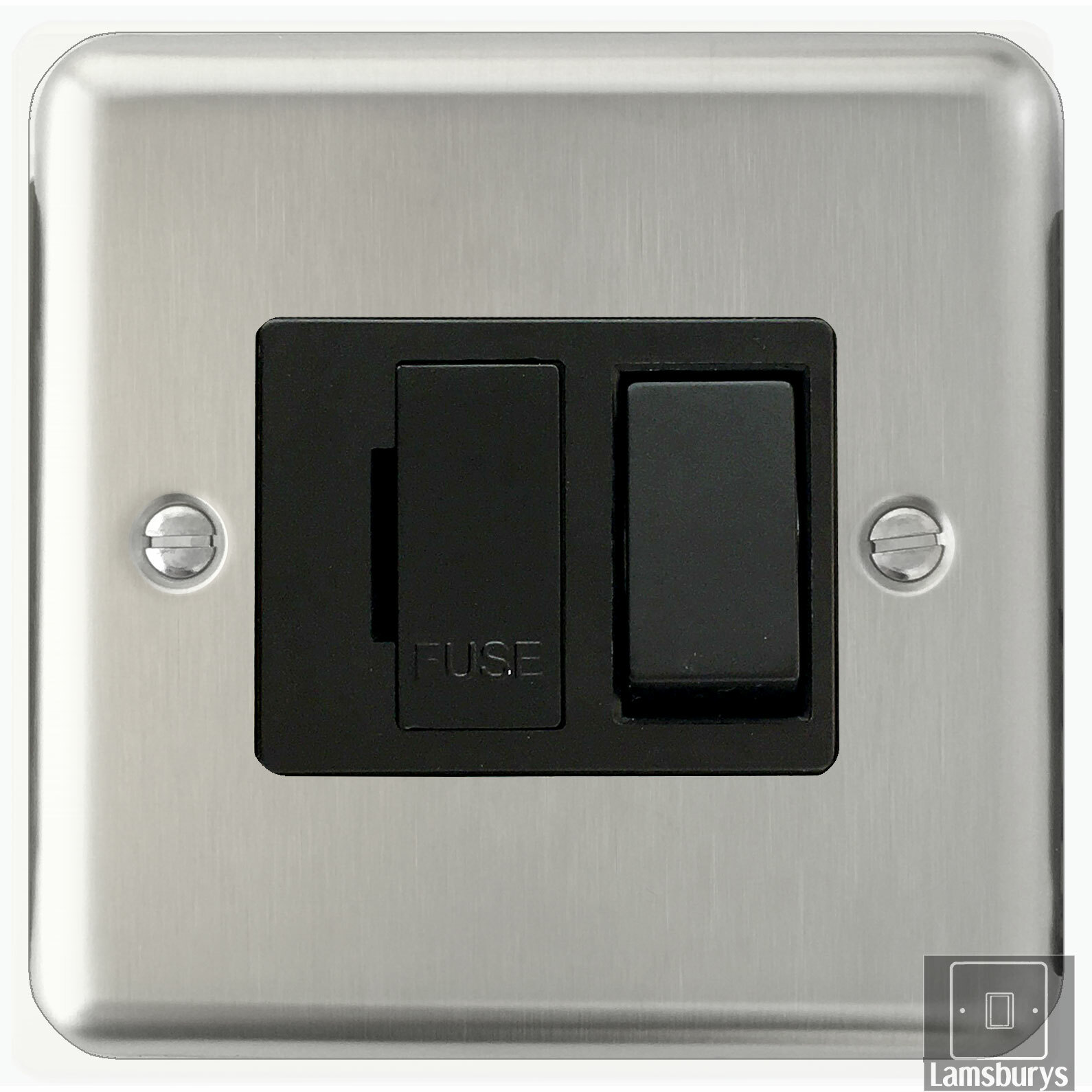Volex Brushed Stainless Steel Light Switches and Electrical Sockets