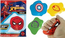 Marvel Avengers Splat Balls Sticky Balls, Stretchy Squishy Ball 1 Ball Assorted