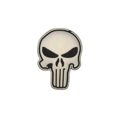 Hook & Loop Patch Vibrant Color Skull Patches