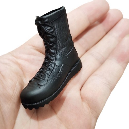 1:6 Scale Soldier Shoes Combat Boot Fashion for 12'' inch Male Action Figure - Picture 4 of 12