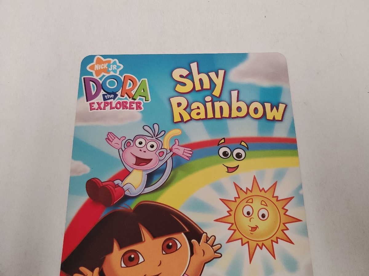 Dora The Explorer Shy Rainbow BLOCKBUSTER DVD BACKER CARD ONLY 5.5 Dora The Explorer Shy Rainbow BLOCKBUSTER DVD BACKER CARD ONLY 5.5