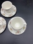 ROYAL DOULTON KINGSWOOD COFFE CUP & SAUCER PLATE 5 3/4" CUP 3"X3" SET 3 VINTAGE — photo 3