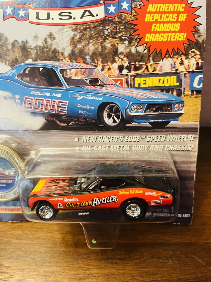 VTG 95 Johnny Lightning Dragsters USA PAT MIRICK Hustler Dodge NHRA 1/64 NASCAR - Image 4 of 4