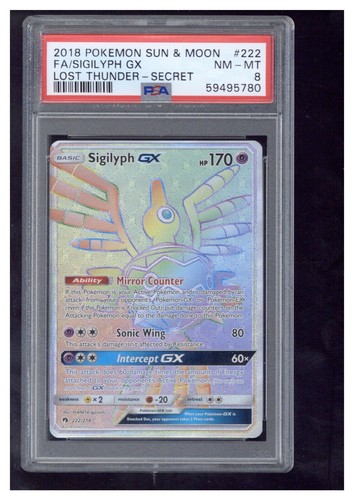 Sigilyph-GX graded PSA 8 for sale on eBay