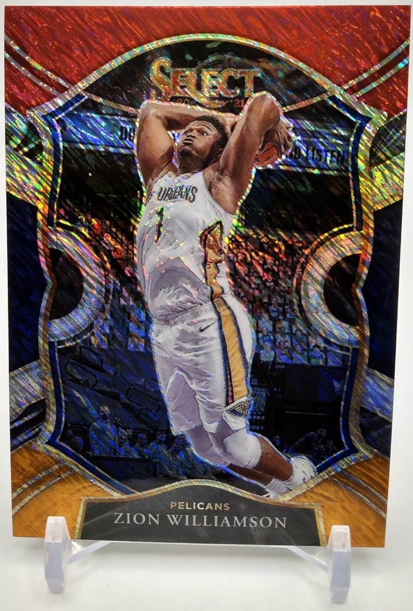 20-21 Panini Select Concourse #1 Zion Williamson Red White Orange
